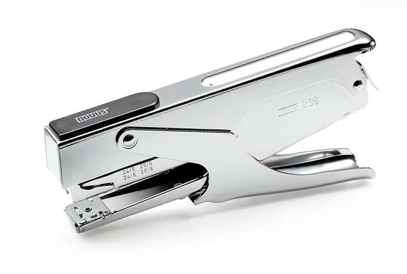 Novus B 38 Heftzange Büro (Vollmetallgerät, bis 40 Blatt) chrom