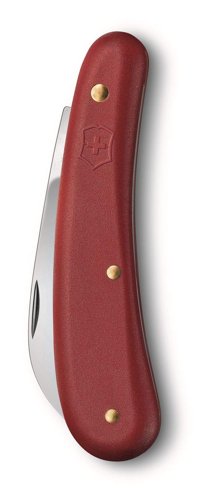 Victorinox Hakenmesser S, Garten, Schweizer Taschenmesser, Gärtner und Floristen, Klinge, gebogen, rot