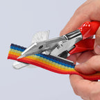 KNIPEX Gehrungsschere für Kunststoff- und Gummiprofile verchromt mit Kunststoff-Hüllen 215 mm, 94 35 215