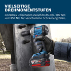 Bosch Professional 18V System Akku Drehschlagschrauber GDS 18V-350 (ohne Akku/Ladegerät)