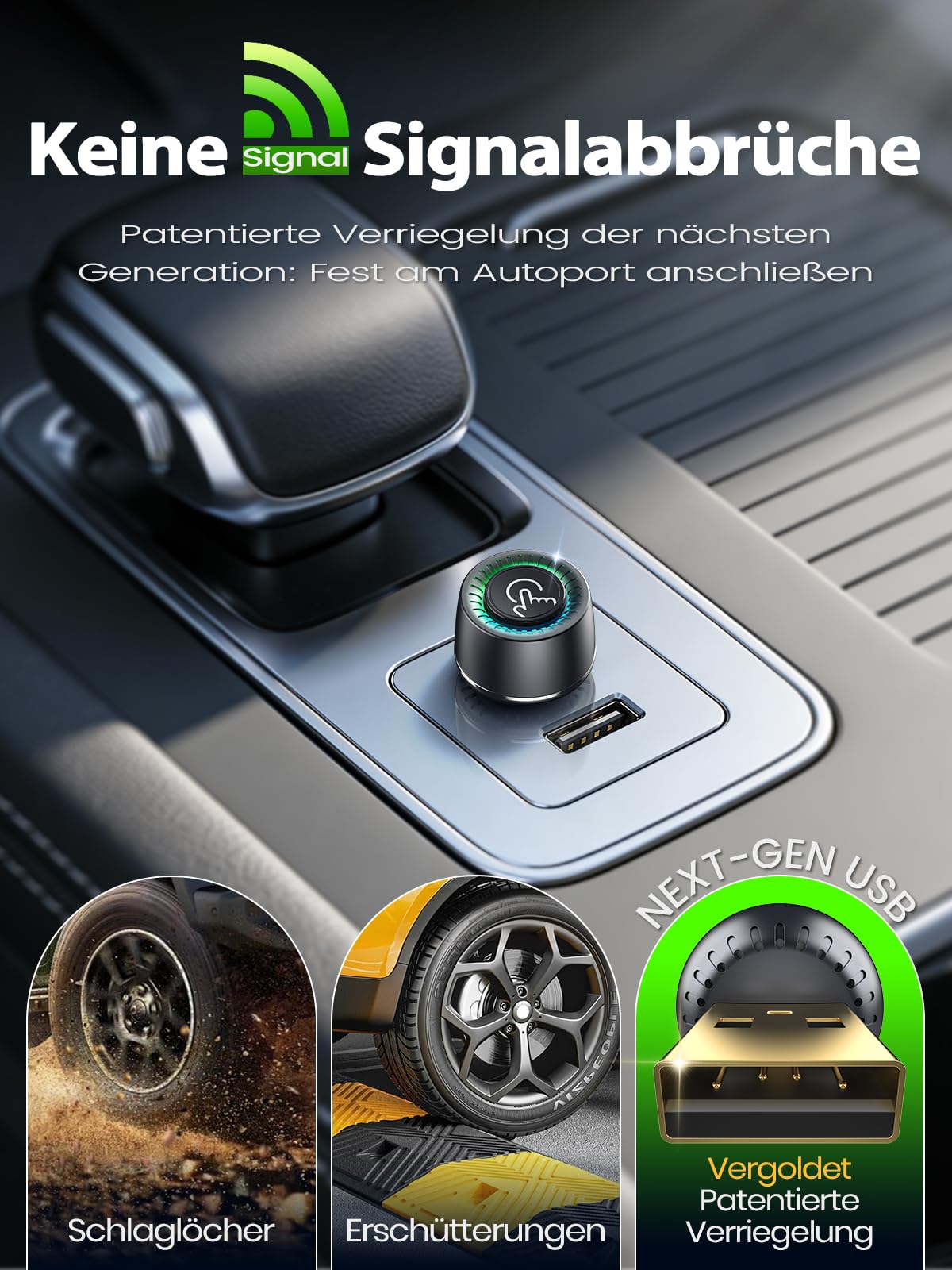 CarPlay Wireless Adapter Android Auto AutobesitzerundAutofahrer EinTastenWechsel Stabil