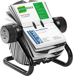 Durable Visifix Rollkartei, für 400 Visitenkarten, Register A-Z, schwarz, 248101