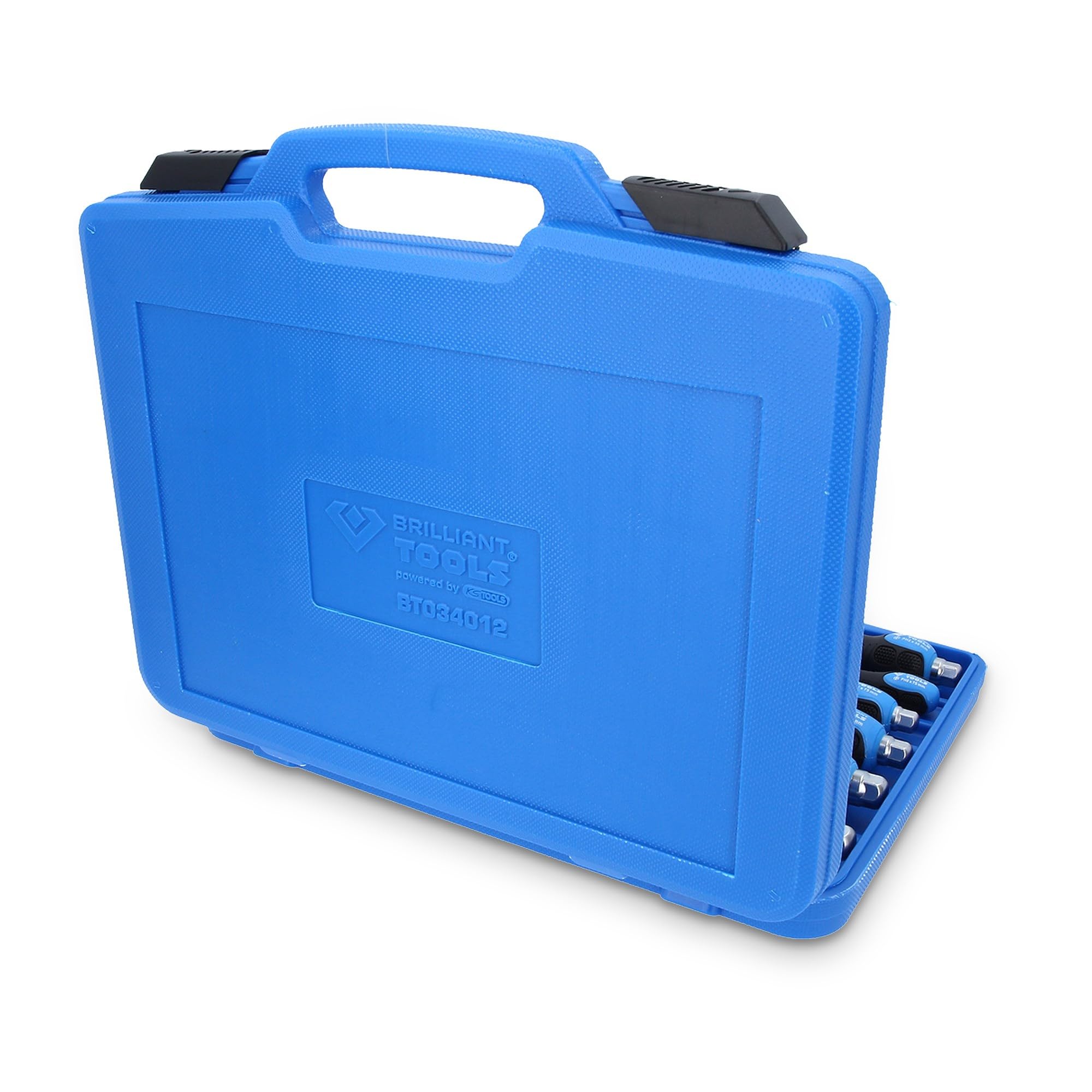 KS TOOLS Schraubendreher-Satz mit Schlagkappe 12-tlg, Schlitz, PH Phillips