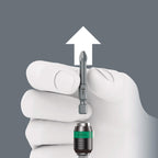 Wera 05051493001 838 RA-R M Bits-Handhalter mit Ratschenfunktion, 1/4", 1/4" x 123,5 mm