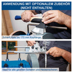Scheppach Nass-Schleifsystem Tiger 7000s (Nass-Schleifmaschine mit 200W Induktions-Motor, Edelkorund Schleifstein 250 x 50 mm 220 Körnung | inkl. Universalvorrichtung | Abziehpaste & Winkellehre