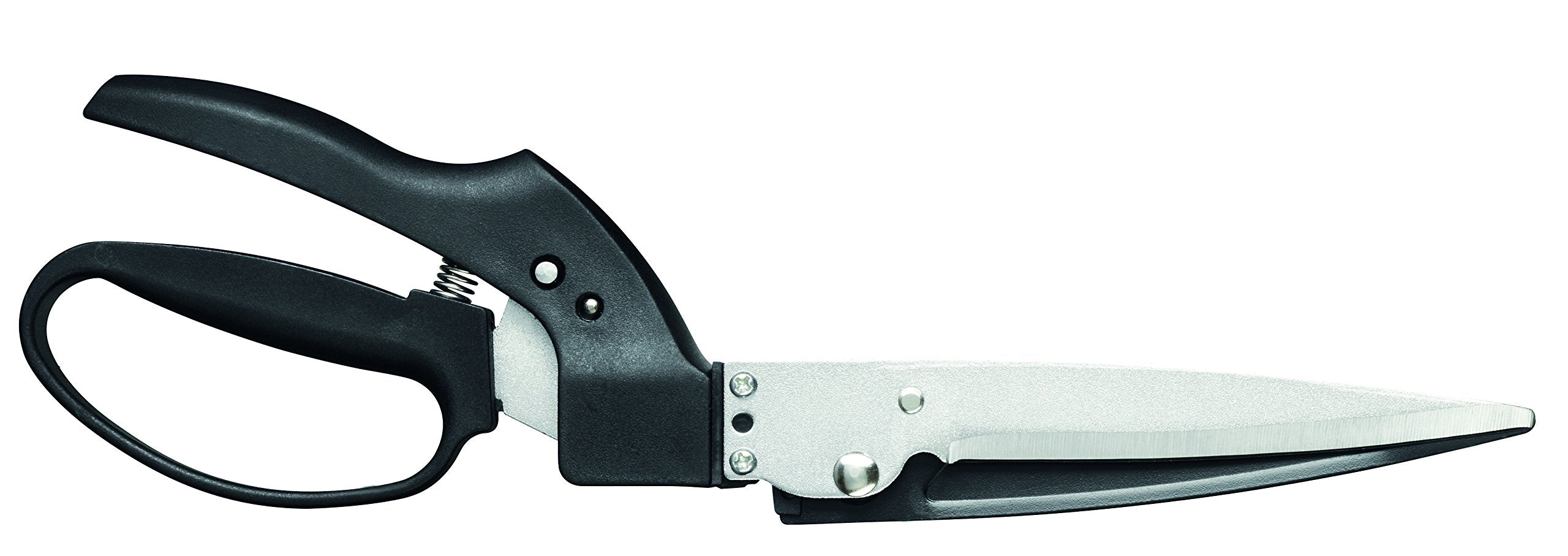 Fiskars Rasenkantenschere GS40, Einstellbarer Schneidewinkel (180°), Länge: 35,5 cm, Stahl/Kunststoff, Schwarz/Orange, SmartFit, 1023632