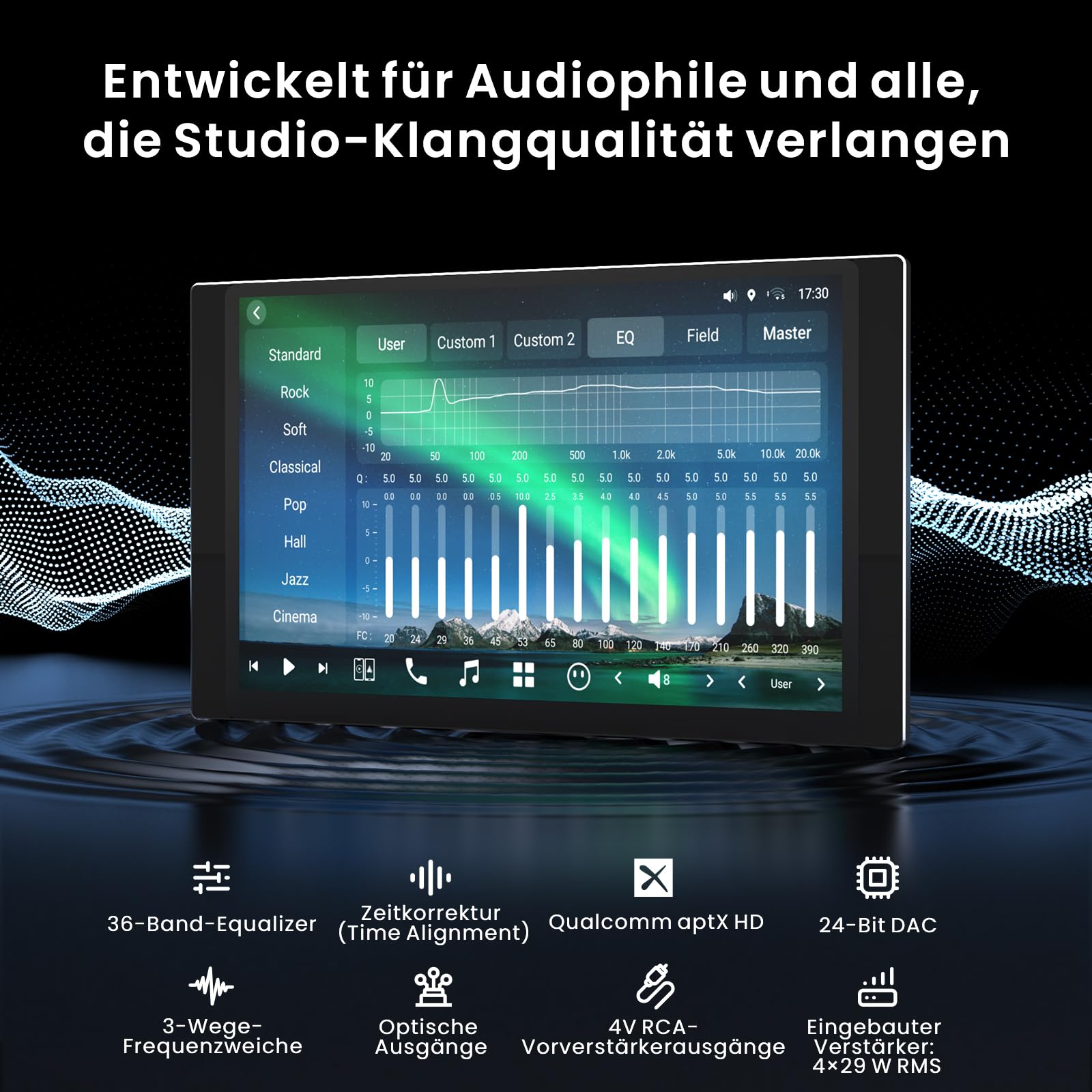 [12,5" QLED] ATOTOZONE AI Android Autoradio mit 1 DIN & Doppel DIN, 8G+128G, Flexview-Display, 7.1.2 CH Audio, 4G LTE,Wireless CarPlay&Android Auto,36B-EQ, Dualband-WLAN, mit 2 Dashcams,X10G125E-R3