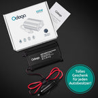 Odoga Wechselrichter 12V auf 230V – 300 W Spannungswandler, Stromwandler mit 3A USB-C und USB-A Anschluss, Inverter 12V 220V, Auto Steckdose, Laden Sie Ihr Laptop, iPad, iPhone, Tablet Und Mehr