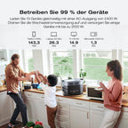 EcoFlow DELTA 2 Max tragbare Powerstation 2048Wh, erweiterbar 2-6 kWh, LFP-Batterie mit 3000 Zyklen, 80% Ladung <1 Std, 3000W Max Ausgangsleistung, Solargenerator für Zuhause, Camping, Wohnmobil