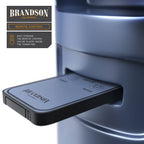 Brandson - Turmventilator mit Fernbedienung - Preisträger 2025 - Oszillation 60° - Standventilator - mobiler Lüfter - Tower Fan - 96 cm - 45W - Ventilator mit 3 Geschwindigkeiten - Blau