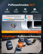 VANTRUE N4S 3 Lens STARVIS 2 Dashcam Auto, 5GHz WiF GPS 1944P+ 1440P+ 2.5K Dash Cam, 3 Channel HDR Nachtsicht Dashcams 10S. Puffer Parkmodus, LTE Optional, Sprachsteuerung, Max 1TB