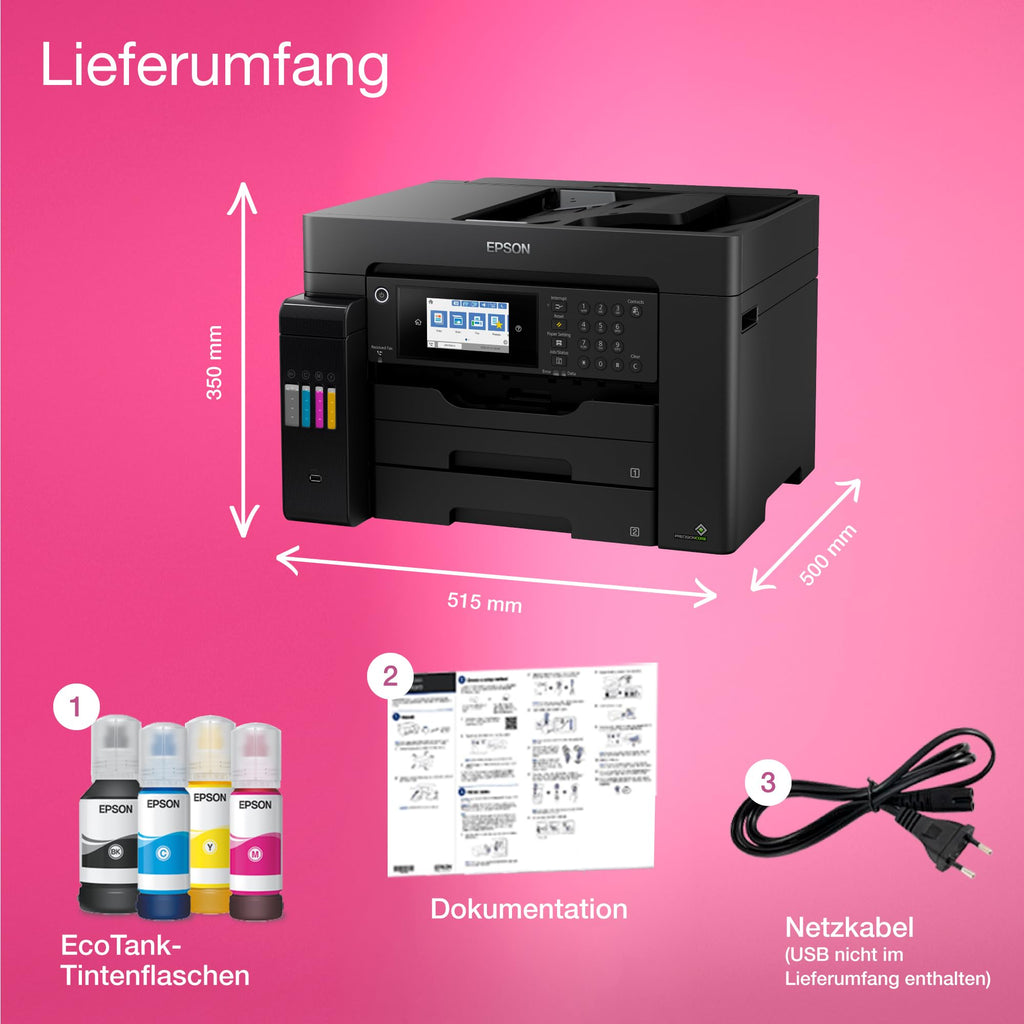 EcoTank ET-16605 DIN-A3+-Multifunktions-Wi-Fi-Tintentankdrucker mit Fax