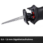 Einhell Akku-Universalsäge TE-AP 18/13 Li-Solo Power X-Change (18 V, 13 mm Hubhöhe, 50 mm Schnitttiefe Holz, handliches Design, inkl. Zubehör, ohne Akku)