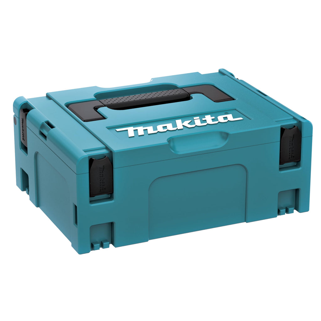 Makita 821550-0 MAKPAC Größe 2 Systemkoffer, Werkzeugkoffer, Transportkoffer, verknüpfbar an Koffersystem, mit Tragegriff, 395 x 295 x 163 mm (LxBxH)