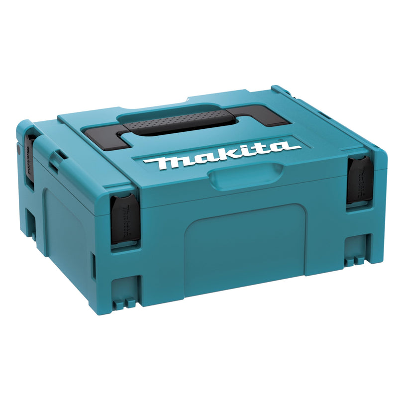 Makita 821550-0 MAKPAC Größe 2 Systemkoffer, Werkzeugkoffer, Transportkoffer, verknüpfbar an Koffersystem, mit Tragegriff, 395 x 295 x 163 mm (LxBxH)