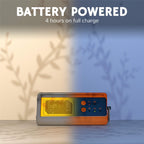 Airthereal PA1K-GO tragbarer Ozongenerator - schnurloser, batteriebetriebener Geruchsbeseitiger für Auto, Hotelzimmer, Büros, Badezimmer sowie andere, kleine Räume (blau-orange)