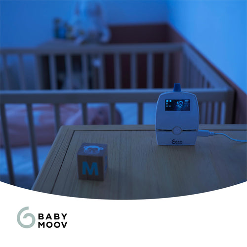 Babymoov Babyphone Premium Care - Digital Green Technology, niedrige Strahlung, 1400m Reichweite