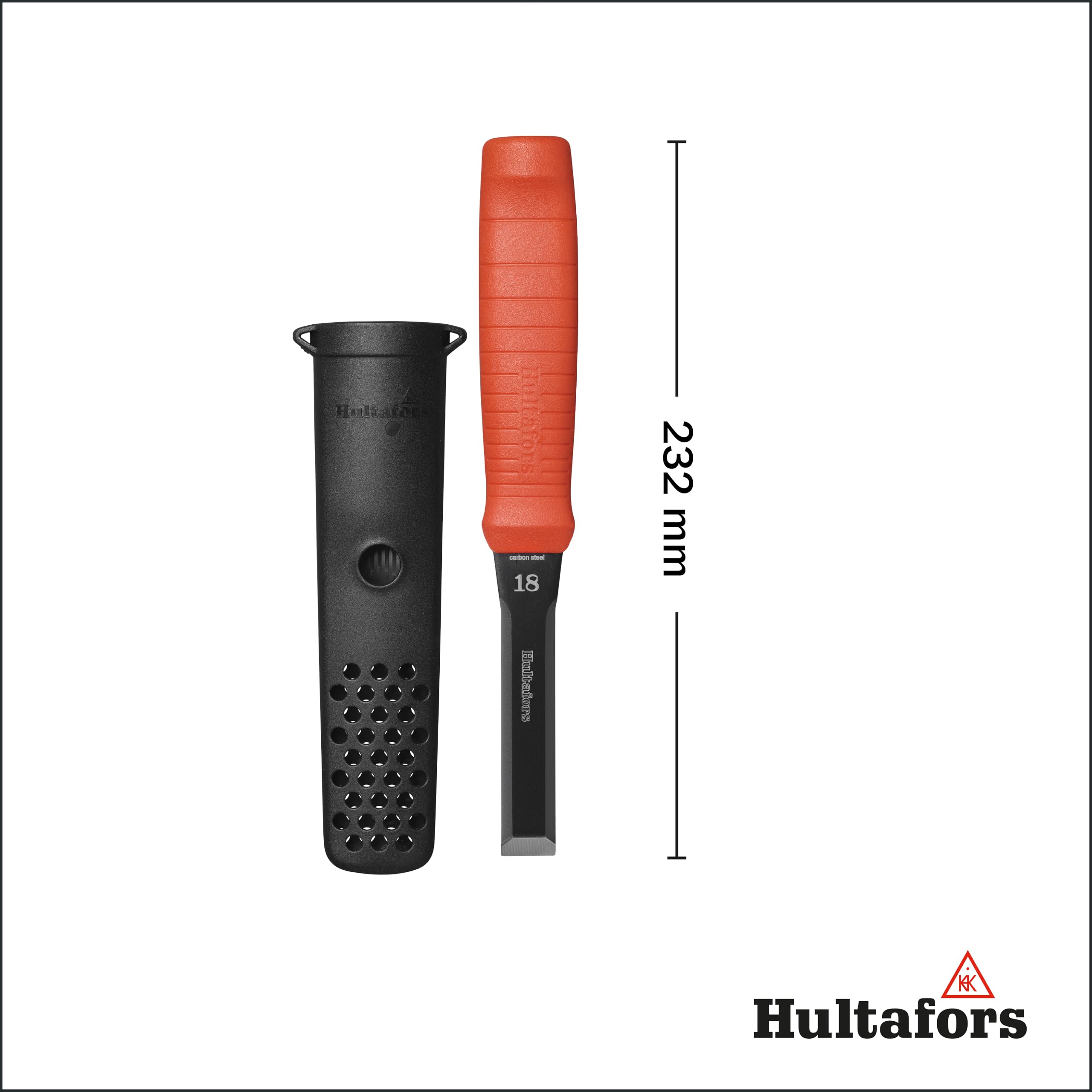 Hultafors 390053, Stemmeisen EDC 18, Stechbeitel(18 mm)
