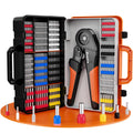 Crimpzangen Set, Preciva Aderendhülsenzange 0,08–16 mm² Crimpzange, 1500 teiliges Crimpzange Aderendhülsen Set für Heimwerker und Heimgebrauch