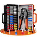 Crimpzangen Set, Preciva Aderendhülsenzange 0,08–16 mm² Crimpzange, 1500 teiliges Crimpzange Aderendhülsen Set für Heimwerker und Heimgebrauch