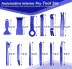 XQX 238 Stück Trim Removal Tool, Fastener Remover Plastic Pry Tool Kit, Adhesive Cable Clips Auto Push Pin Bumper Retainer Clip Set