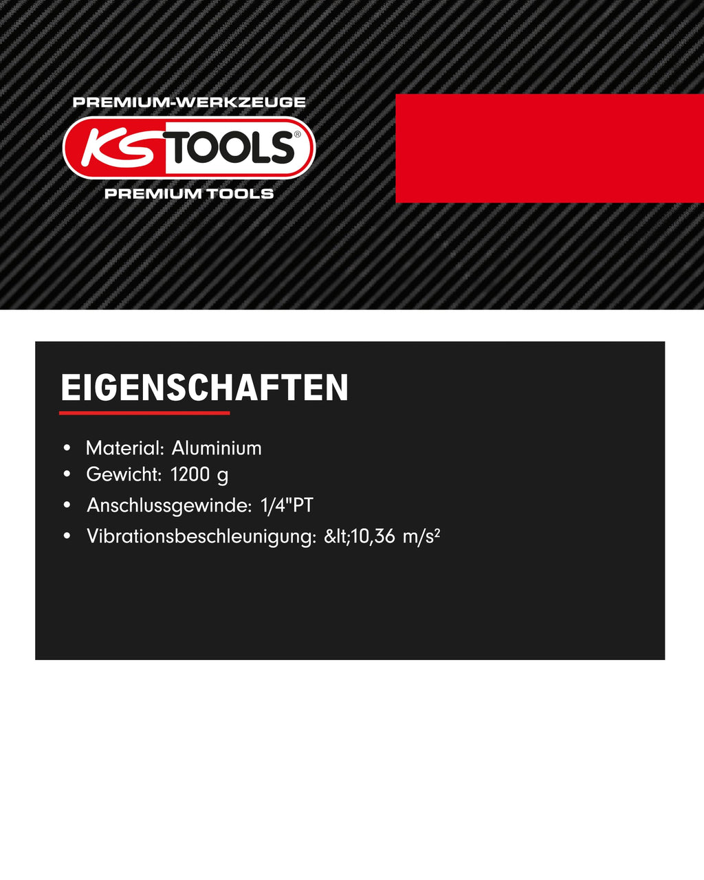 KS Tools Hochleistungs Schlagschrauber Druckluft miniDEVIL 1/2" 515.1315 I 3-fache Drehmomentvorwahl 210, 503, 755 Nm mit max. Löse-Drehmoment 1084 Nm I Zum Anziehen & Lösen von Schrauben