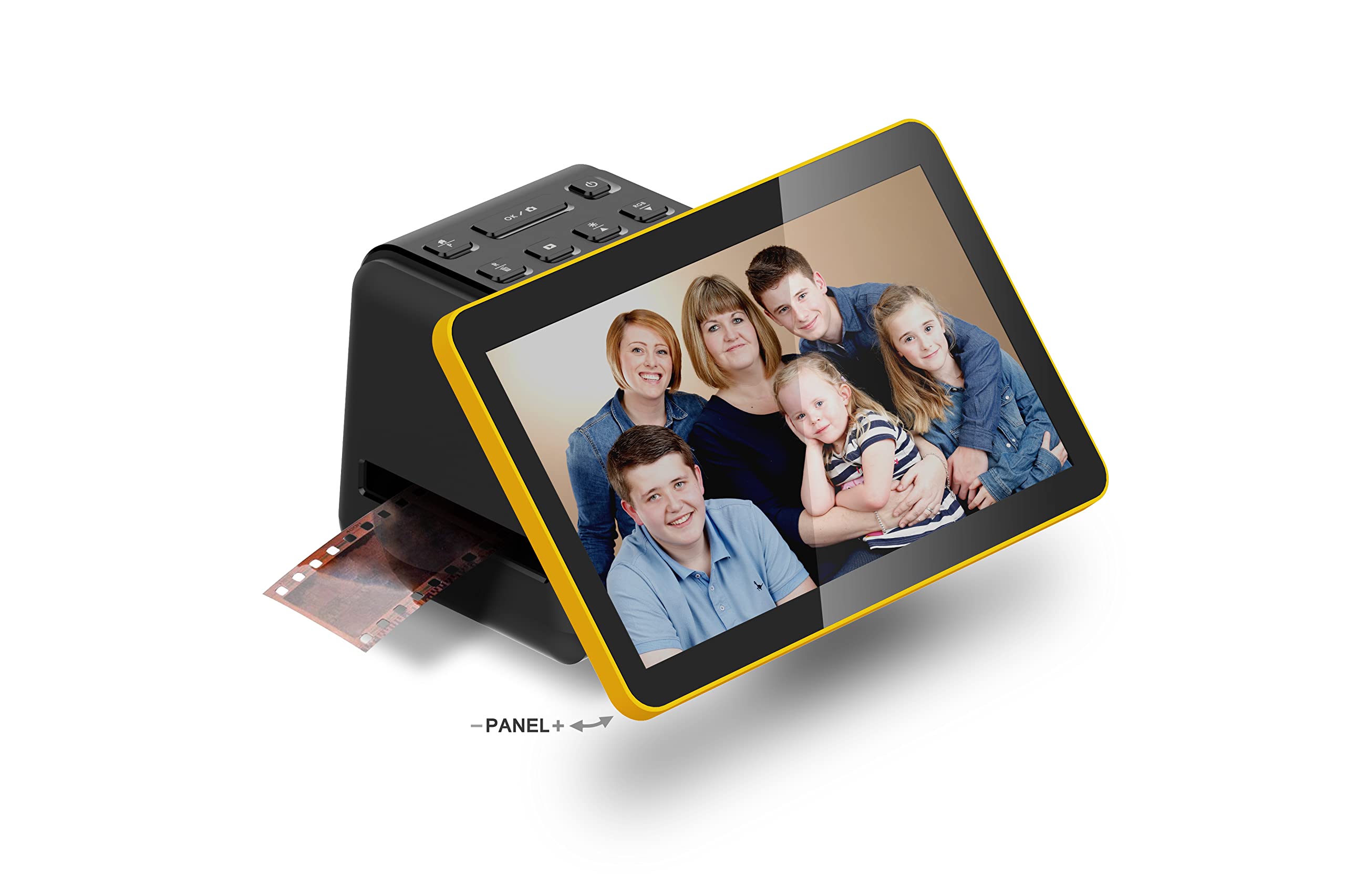 Kodak Slide N SCAN Scanner de Film numérique Max 7"- Grand écran LCD 7" convertit Les négatifs Couleur en 22MP HD n & b JPEG, Schwarz, RODFS70