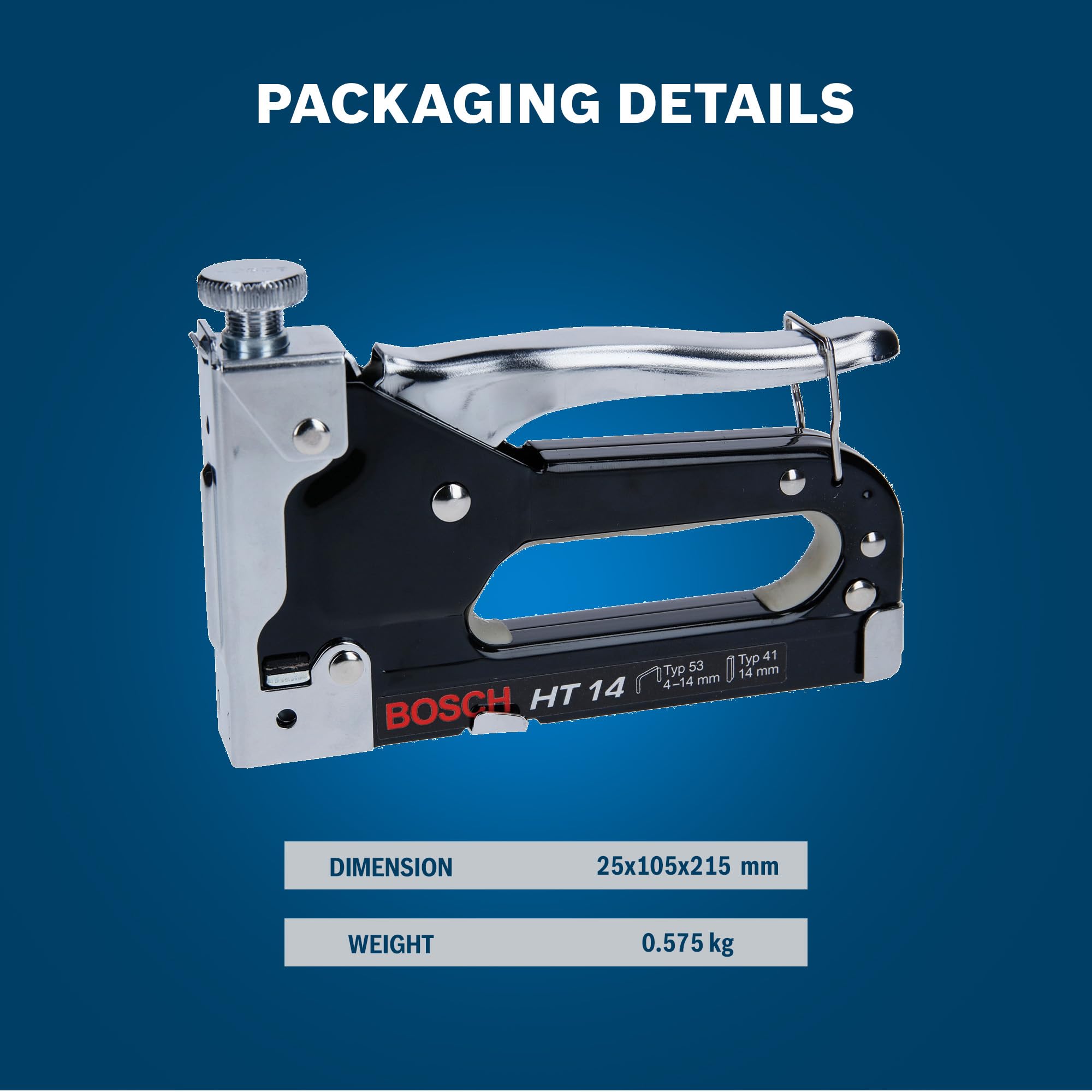 Bosch Professional Handtacker HT 14 (Holz, Klammertyp 53)
