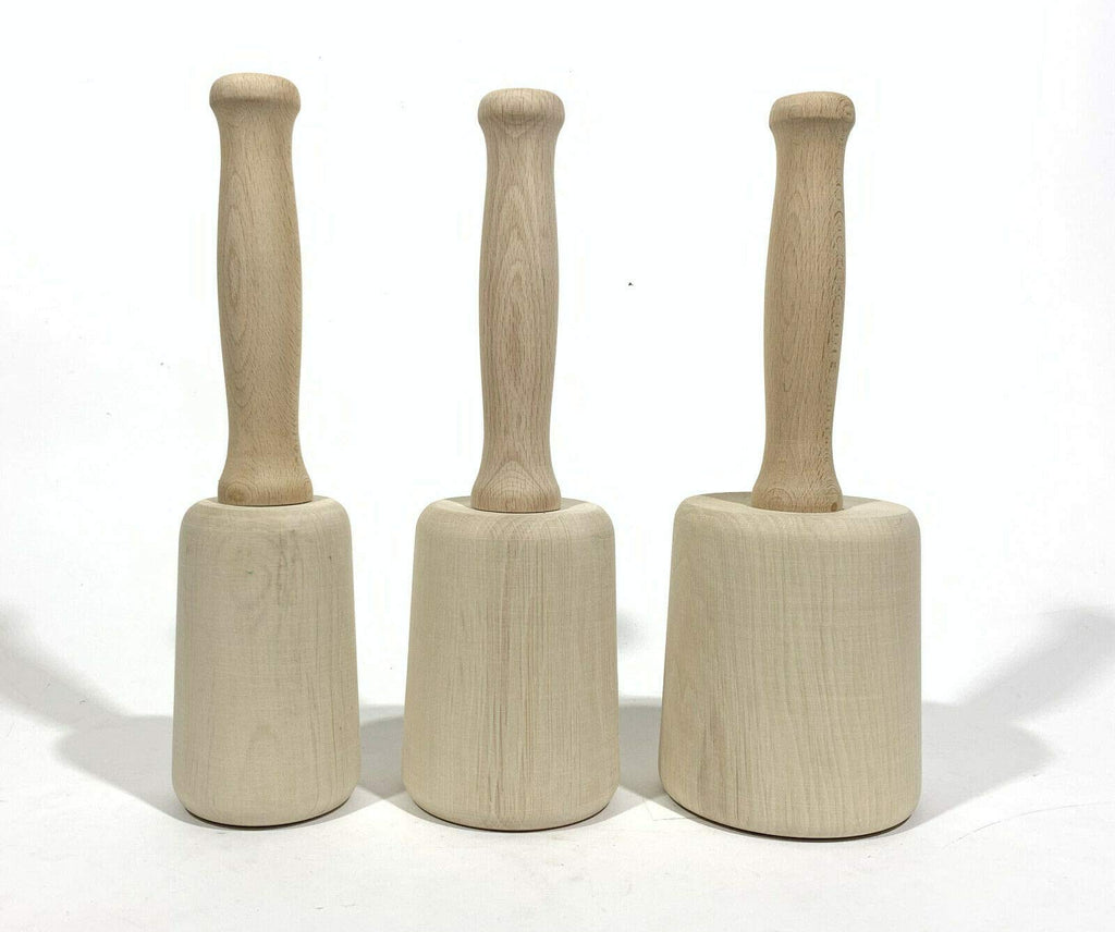 Stubai Holzschlegel für Bildhauer aus Naturbuche, Ø 80mm - 511002, Braun