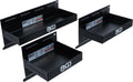 BGS 67150 | Magnet-Ablagen-Satz | 3-tlg. | 150 / 210 / 310 mm | Magnetschalen | Magnetische Ablage | Magnetkorb