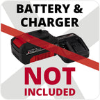 Einhell Akku-Heißklebepistole TE-CG 18 Li - Solo Power X-Change (Lithium-Ionen, in 120 Sekunden einsatzbereit, inkl. 5 Klebestifte + Flachklebedüse, ohne Akku und Ladegerät)