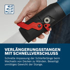 Bosch Professional Trockenbauschleifer GTR 55-225 (550 Watt, Schleifteller-Ø 215mm, inkl. 1x Schleifblatt M480, 1x Schleifteller-Set weich, 3x Kabelclip, Handwerkerkoffer)