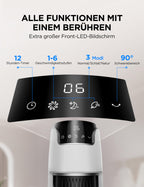 Midea FZ10-16AR Column Fan with Remote Control