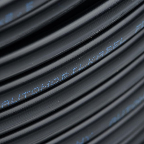Autokabel KFZ Kabel 2x2,5 mm² 10m flach | Flachkabel Fahrzeugleitung 2-Polig | Stromkabel für Auto, Anhänger, Wohnmobil, Boot | Anhängerkabel elektrisches Kabel bis zu 60V vielseitig einsetzbar