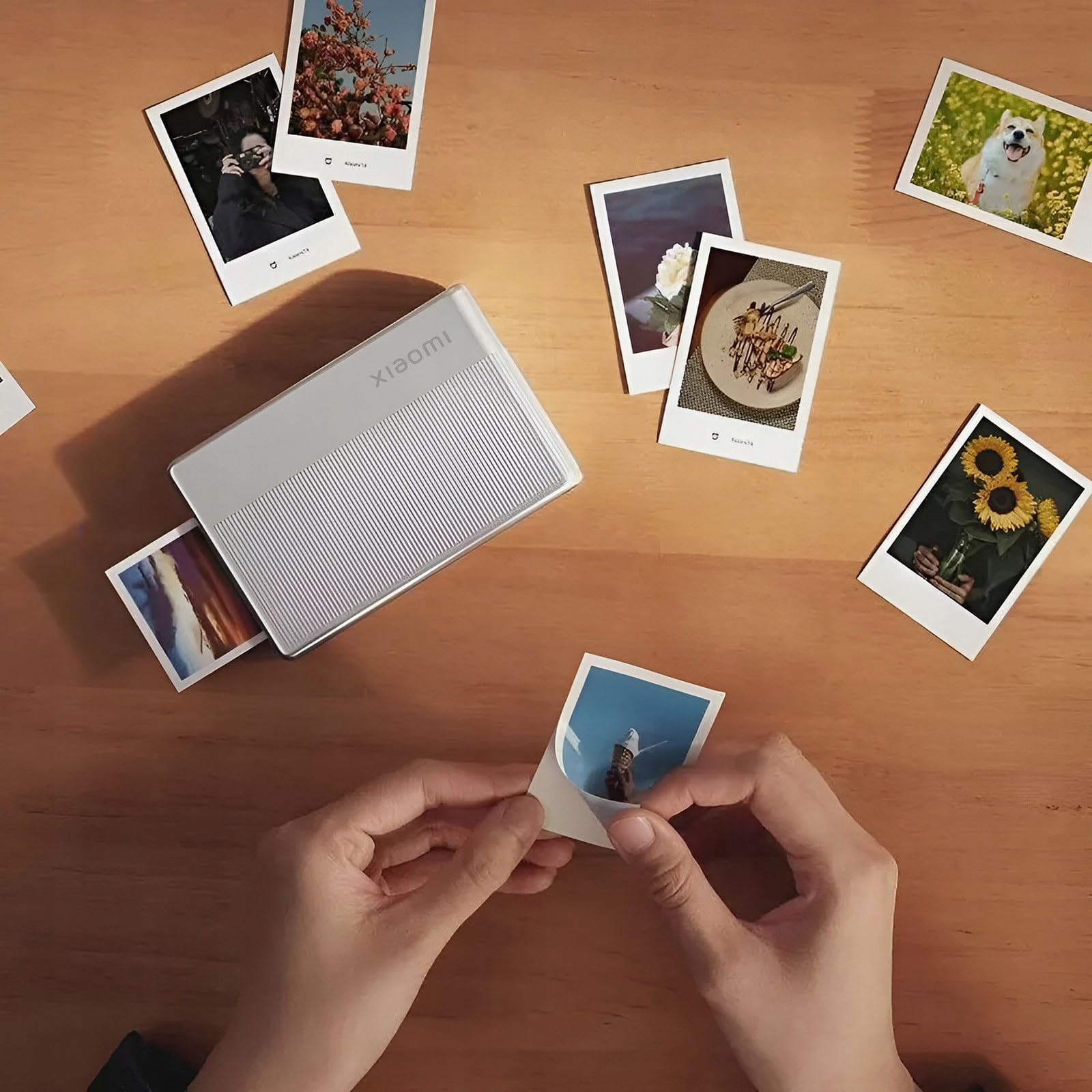 Xiaomi Tragbarer Fotodrucker, 1S, tintenloser Druck, dünn, 180 g, Ultraleicht, Bluetooth-Verbindung, mehrere Benutzer gleichzeitig, Versiegelungsfolie, inklusive 5 speziellen Filmen