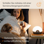 Lumie Bodyclock Glow 150 - Lichtwecker mit 10 Klängen und Einschlafsonnenuntergang