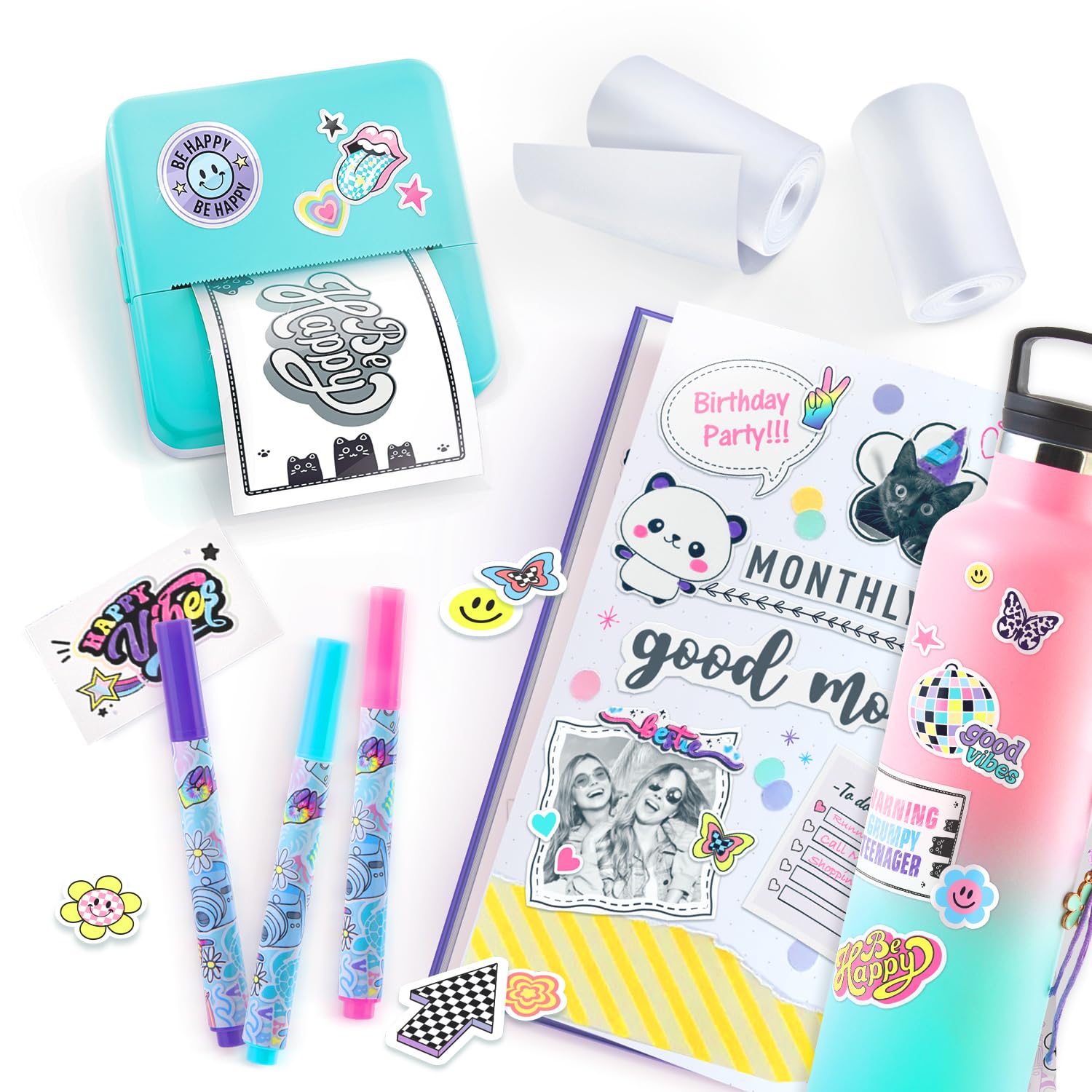 Canal Toys – Photo Creator – Taschenfotodrucker | 7-in-1 über App – Thermodruck – 4 Rollen (Davon 1 selbstklebend) – USB-C – BPA-freies Papier – +250 Bilder – Kreatives Hobby – CLK 017