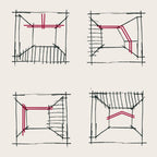 3980 Wire System TunLED 5x4W Weiß/Chrom matt 230/12V 3980 Seilleuchte Seillampe Deckenleuchte Decken