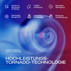 BenBow Reinigungspistole, Druckluft-Trockenreinigung Tornado-Effekt ohne Chemie, Edelstahl-Trichter, für Auto Innenraum, Polster & Werkstatt - Classic 008