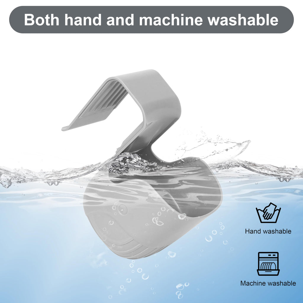 Storchenbeck Universal Becherhalter für Autositze, Kinderwagen, Rollstühle und mehr – Grau (1)