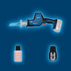 Bosch Professional 18V System Akku Säbelsäge GSA 18V-24 (inkl. Sägeblatt S922EF, S2345X)