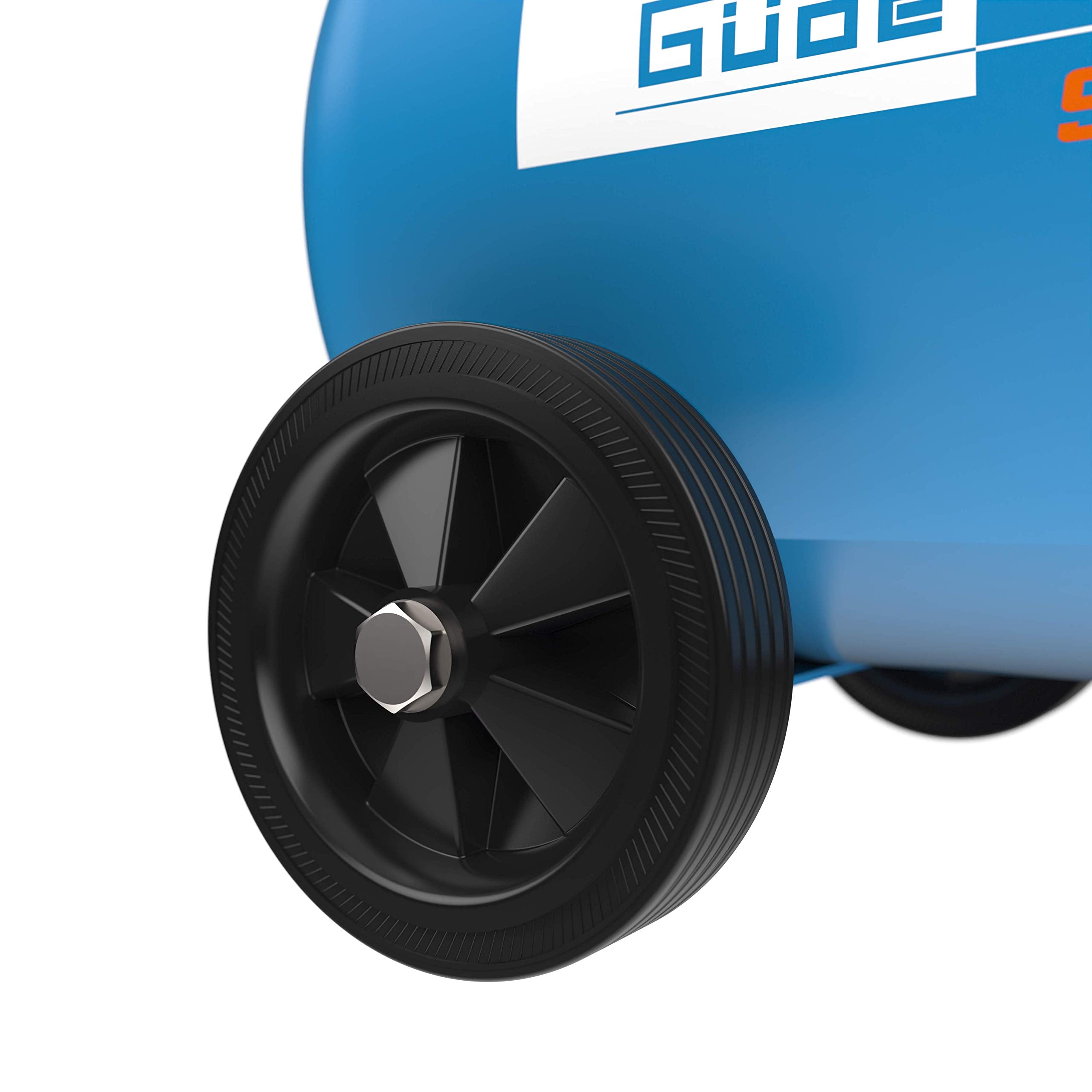 Güde Kompressor Airpower 150/8/24 SILENT (ölfrei, flüsterleise, max. 8 bar, 1100 W, 24 l Kessel , eff. Liefermenge 130 l/min, Druckminderer, 2x Manometer, Sicherheitsventil & Wasserablassschraube)