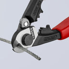 Knipex 95 62 190 SBA Komfort Grip Drahtseilschere,