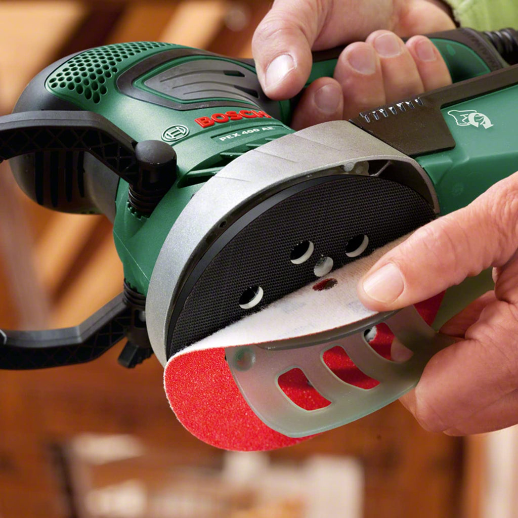 Bosch Exzenterschleifer PEX 400 AE (370 Watt, im Koffer)