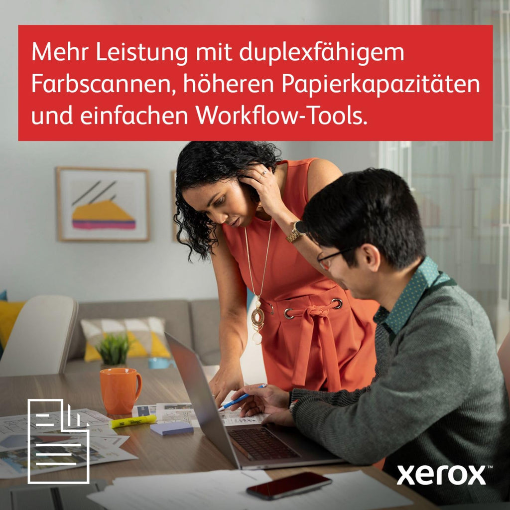 Xerox C325dni A4 33ppm Multifunktionsdrucker Laser Farbe Wireless mit Duplexdruck - Kopieren/Drucken/Scannen/Fax - Farb-Touchscreen (3 Jahre Garantie inklusive)