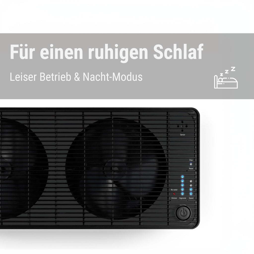 Stadler Form Luftbefeuchter Oskar big, energiesparender Raumbefeuchter für Räume bis 100 m² / 250 m³, Verdunster mit Abschalt-Automatik, dimmbare LEDs, sehr leise, weiss