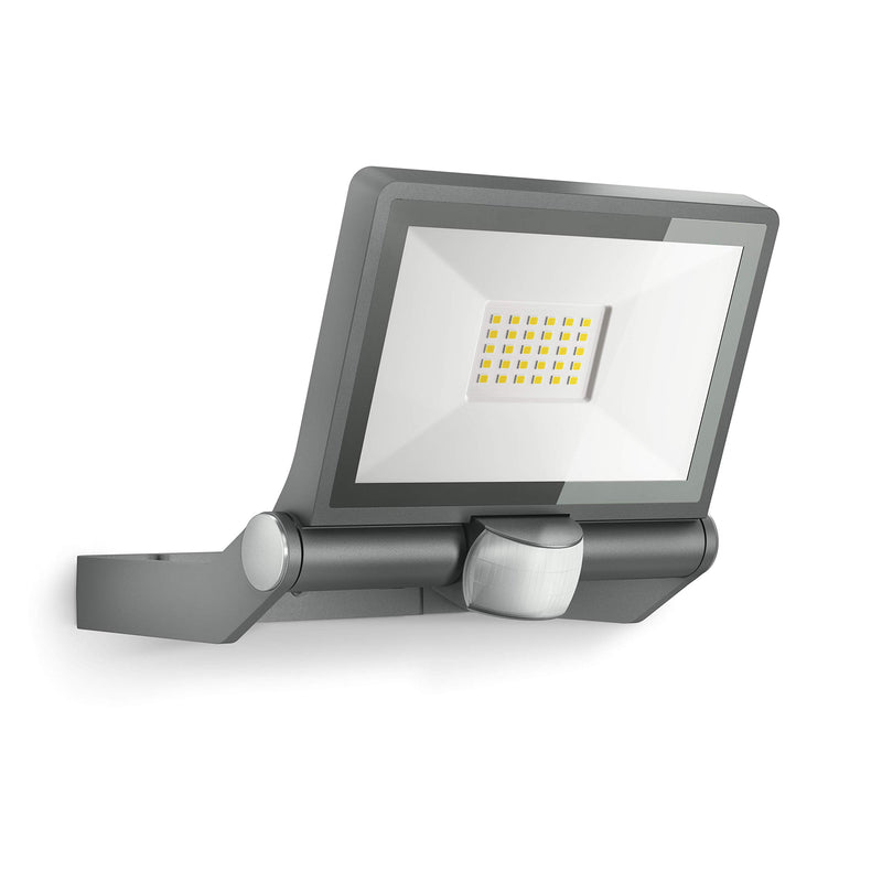 Steinel LED-Außenstrahler XLED ONE S anthrazit, 180°-Bewegungsmelder, 18,6 W, 2050 lm, 3000K, für Zufahrt, Hof und Garten, 065249, Aluminium