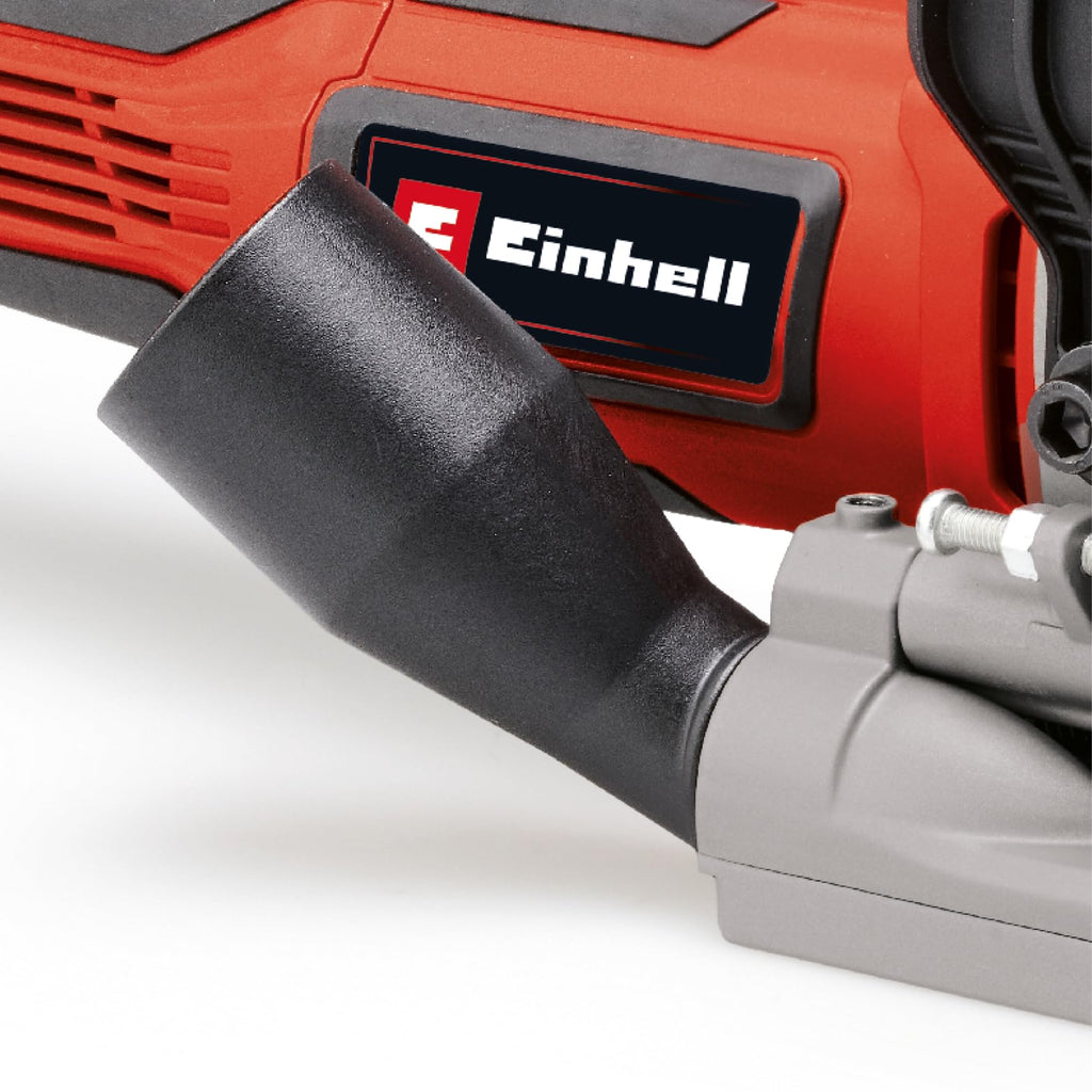 Einhell Flachdübelfräse TE-BJ 900 (900 W, 20 mm Frästiefe, stufenlose Winkel-/Höheneinstellung, 6-stufige Tiefenverstellung, Staubfangsack, inkl. 100 mm Fräsblatt)