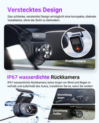 VANTRUE S1 PRO MAX 4K + 4K Dashcam Auto Vorne Hinten mit Dual STARVIS 2 Nachtsicht HDR, 24H Parkmodus Dash Cam, 5,8GHz WLAN GPS 360 Grad Auto Kamera, ADAS, LTE Optional, Sprachbefehl, 1TB Max
