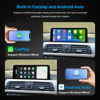 PEMP Linux Display für BMW 1er F20 F21 F22 3er F30 F31 F32 F33 F34 F35 NBT CIC Kabelgebunden und Drahtlos CarPlay Android Auto Nutzen das Original Bluetooth. 1920 x 720 Bildschirm (2012-2017)